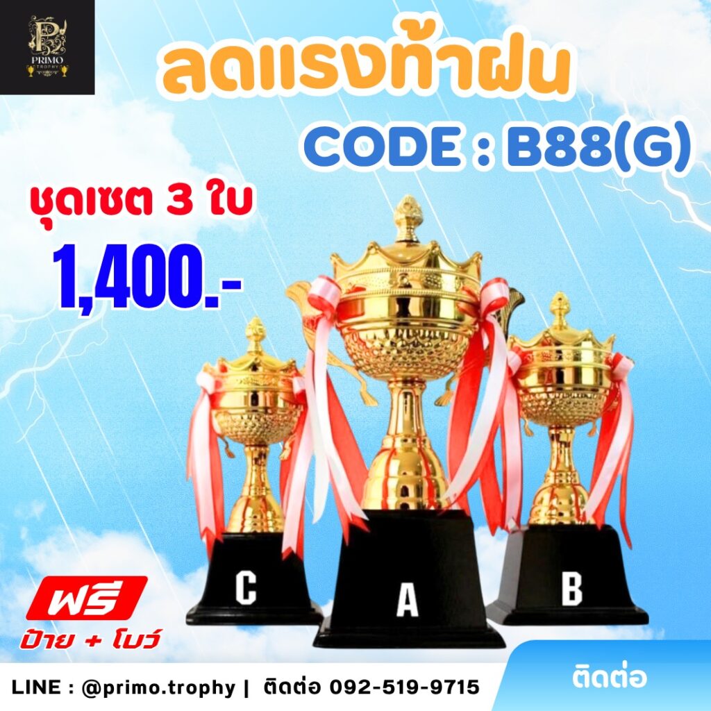 ถ้วยรางวัลโลหะ