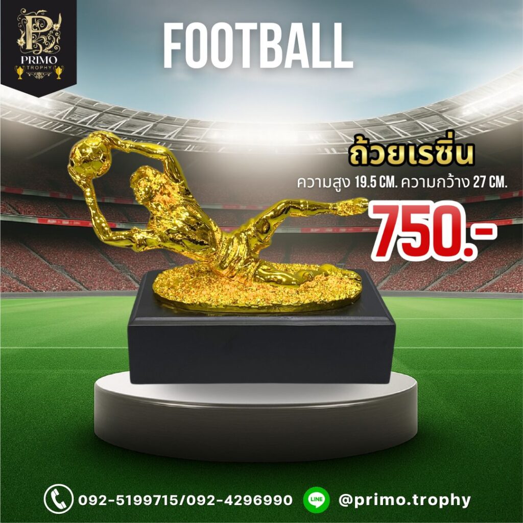 ถ้วยรางวัลเรซิ่น ผู้รักษาประตู